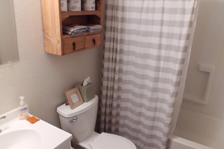 Bathroom at Blue Sky Lofts Apartments